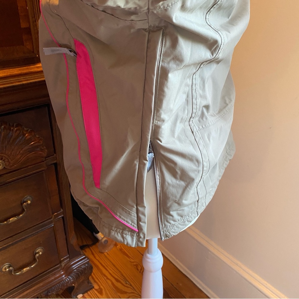Dub Brand Weathergear Womens Snowboard Pullover Jacket Gray with Pink Accents Sm - Picture 4 of 11